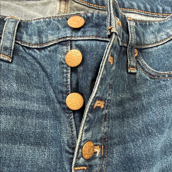 J. Crew Mid-Rise Flare Crop Jeans - Picture 4 of 7